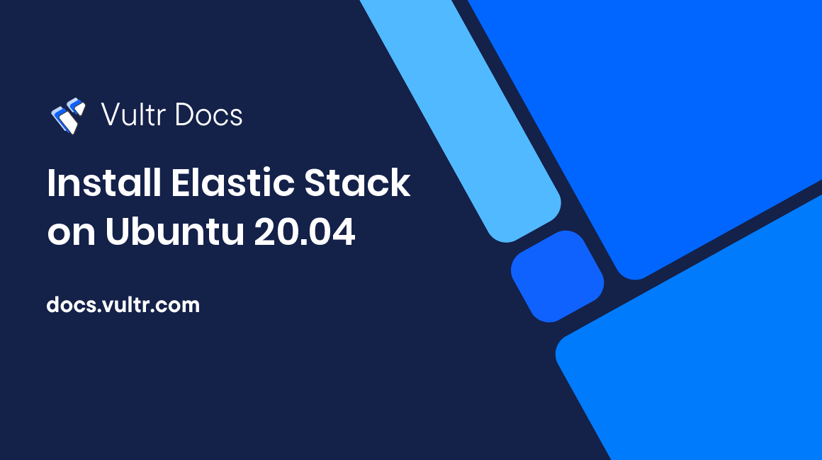 Ubuntu 20.04에 Elastic Stack 설치하기