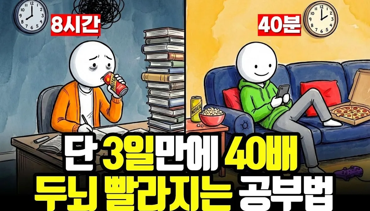 3일 만에 학습 효율 40배! 뇌과학이 증명한 공부법 5가지 (2026년 3월 최신)