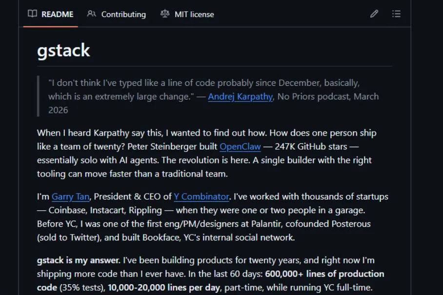 gstack完全ガイド：Claude Codeを仮想エンジニアリングチームに変える方法（2026年3月最新）
