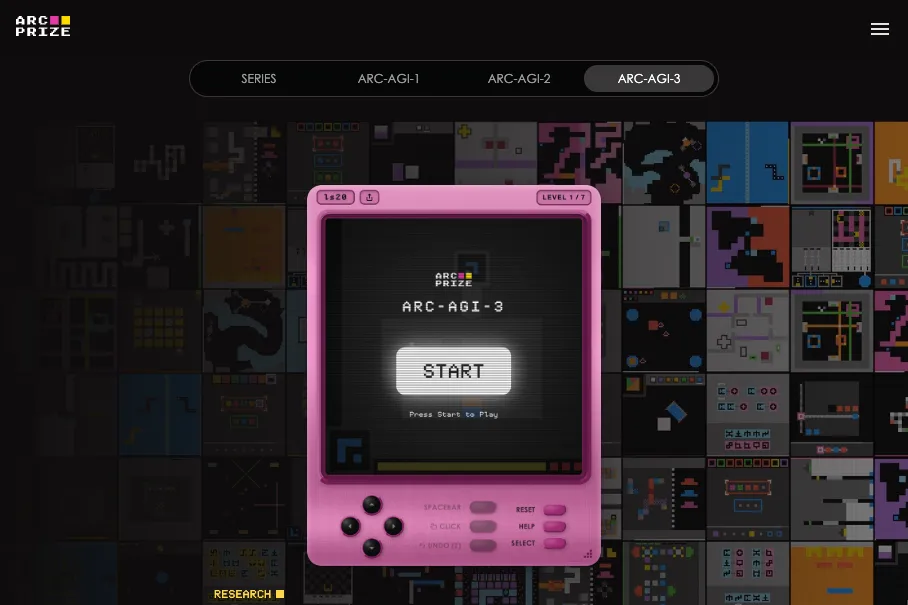 ARC-AGI-3 출시: 인간 100% vs AI 1% 미만 — GPT-5도 Claude도 풀지 못하는 벤치마크가 왔다