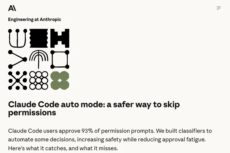 Claude Code Auto Mode 완벽 분석: --dangerously-skip-permissions 없이 안전하게 자율 코딩하는 법