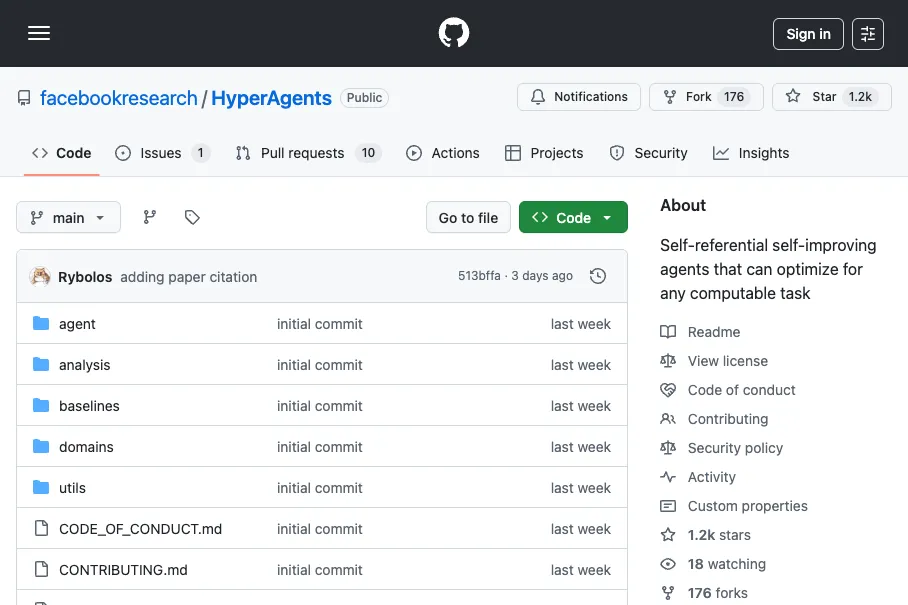 Meta HyperAgents 완벽 분석: AI가 스스로를 개선하는 방법까지 스스로 개선하는 시대가 왔다