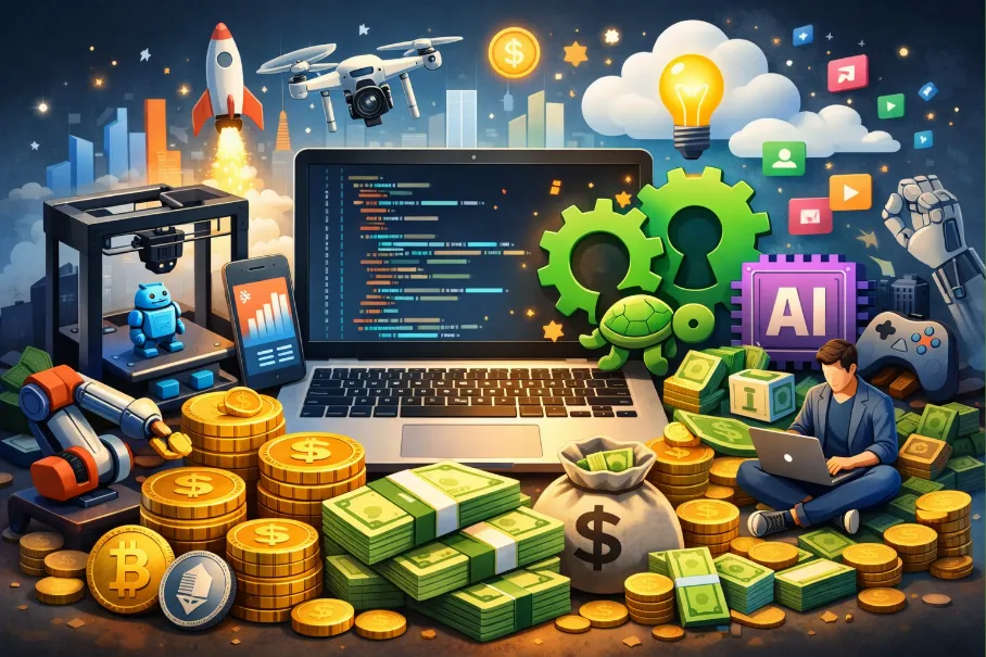 AI로 돈 버는 100가지 오픈소스 프로젝트 총정리 - MakeMoneyWithAI